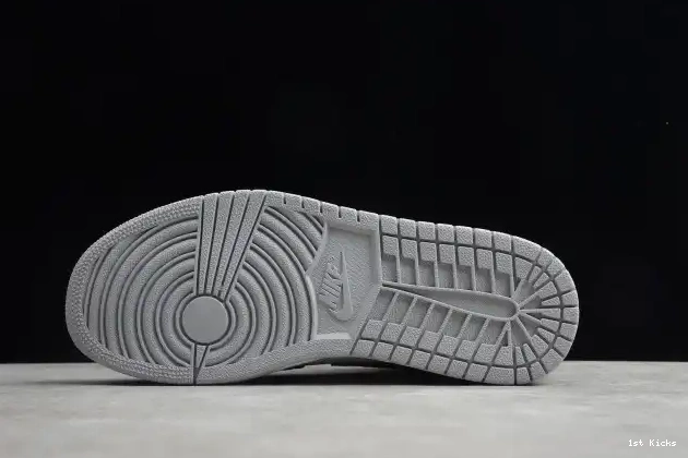 1st Kicks Light Jordan 1 AIR Grey Smoke 554724-092 Mid 0625